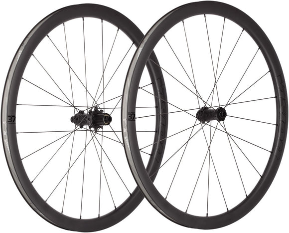 Vision Metron 37 SL Wheelset Tubeless 700c 21/24H Spoke Count Disc Brake Center Lock Rotor Mount – BLK