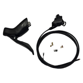 TRP Hylex Disc Brake Lever - Left Hydraulic 2-Piston 1900mm Hose Flat Mount BLK
