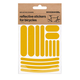 Bookman Visibility Reflective Stickers Strips Yellow