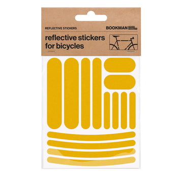 Bookman Visibility Reflective Stickers Strips Yellow