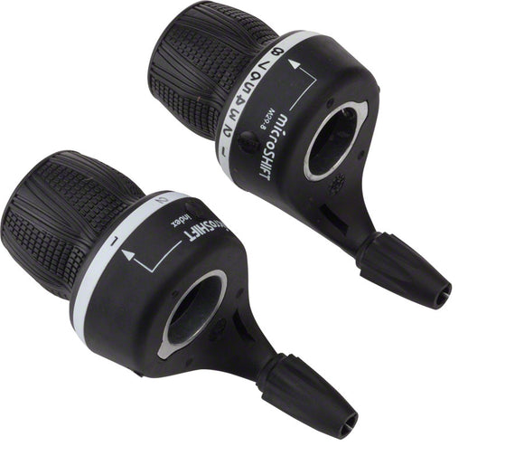 microSHIFT MS29-8 Twist Shifter Set 8-Speed Triple Shimano Compatible