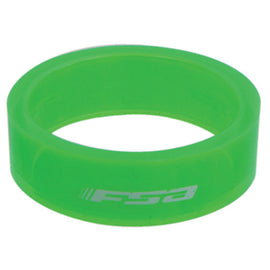 FSA PolyCarb Headset Spacer 1-1/8"x10mm Green 10/Count