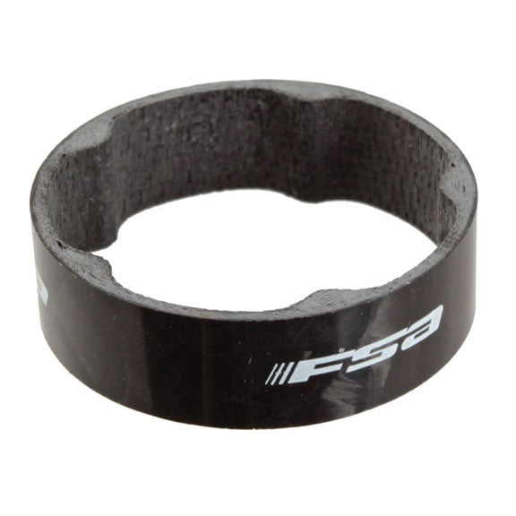 FSA UD Carbon Spacer 1-1/8" x 10mm Pentagon Internal - Black