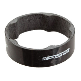 FSA UD Carbon Spacer 1-1/8" x 10mm Pentagon Internal - Black