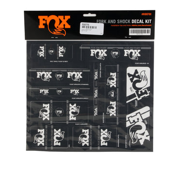 FOX Heritage Decal Kit for Forks and Shocks White