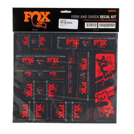 FOX Heritage Decal Kit for Forks and Shocks Red