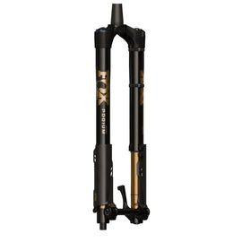 FOX Factory Podium Inverted Suspension Fork - 29" 170 mm 20TA x 110 mm 44mm Offset GRIP X2 68HT Crown BLK/Podium Gold