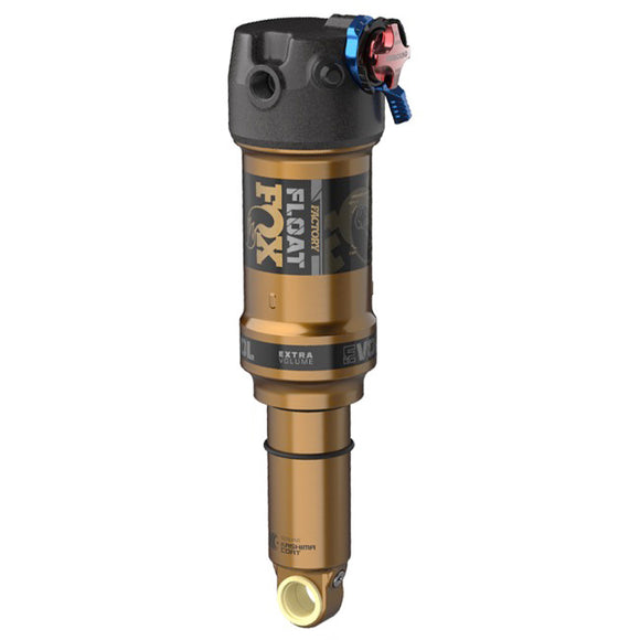 FOX FLOAT Factory Rear Shock - Trunnion Metric 185 x 52.5 mm 0.2 Spacer 2-Position Lever EVOL LV Kashima Coat