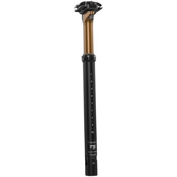 FOX Transfer SL Factory Dropper Seatpost - 31.6mm 100mm Internal Routing Kashima Coat Upper