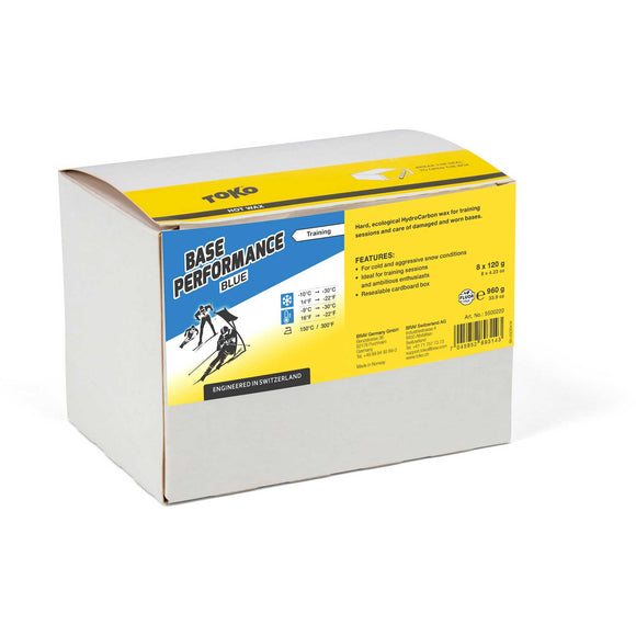 Toko Base Performance Hot Waxes, 960g, Blue