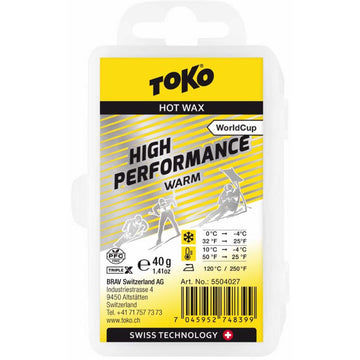 Buy warm Toko World Cup High Performance Hot Wax 40g