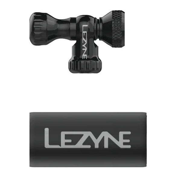 Lezyne Control Drive Co2 Slip fit head only Black