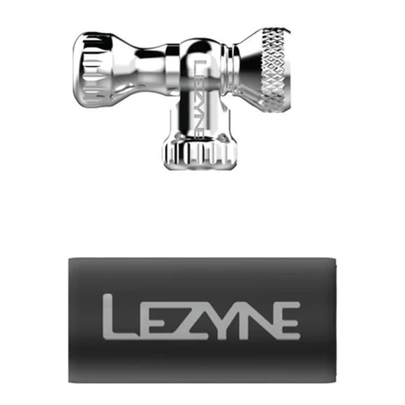Lezyne Control Drive Co2 Slip fit head only Silver