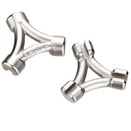 Lezyne 3-Way Triple Spoke Wrench 3.23 3.30 3.45mm: Silver