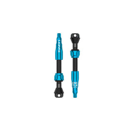 Lezyne CNC TLR Tubeless Valve Pro 44mm Blue Pair
