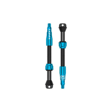 Lezyne CNC TLR Tubeless Valve Pro 60mm Blue Pair