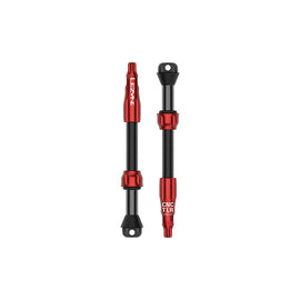 Lezyne CNC TLR Tubeless Valve Pro 60mm Red Pair