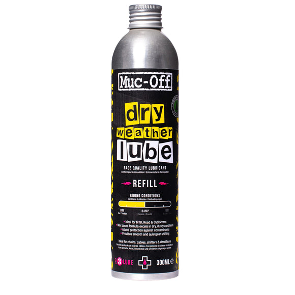 Muc-Off Bio Dry Bike Chain Lube - 300ml Aluminum Refill Bottle