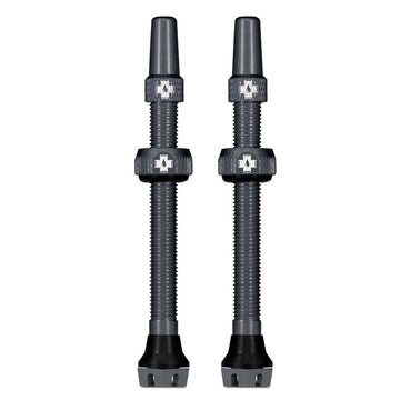 Muc-Off V2 Tubeless Valve Kit - Gray 44mm Pair