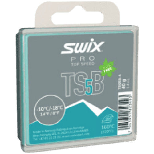 Swix Pro Top Speed Black 40g Glide Wax