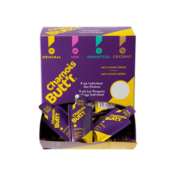 Chamois Butt'r Original: 0.3oz Packet POP Box of 75