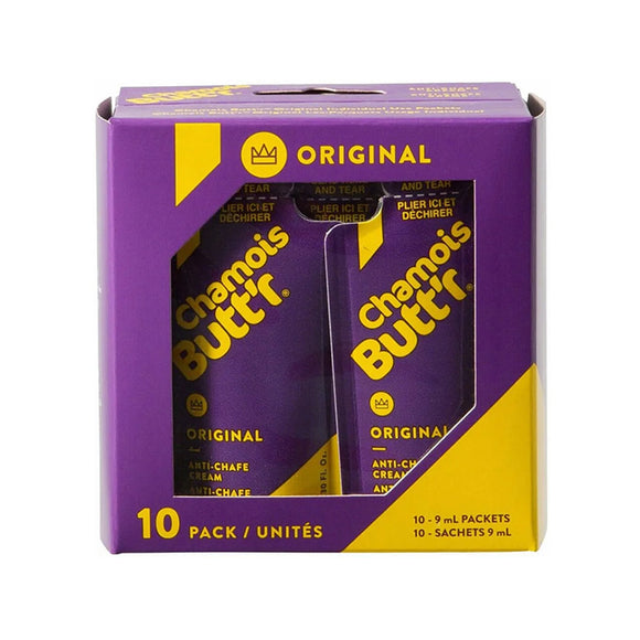 Chamois Butt'r Original: 0.3oz Packet Box of 10
