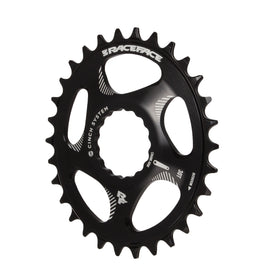 RaceFace Narrow Wide Oval Chainring: Direct Mount CINCH 30t Black