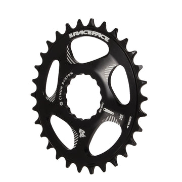RaceFace Narrow Wide Oval Chainring: Direct Mount CINCH 30t Black