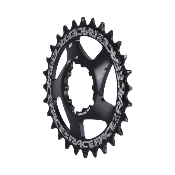 RaceFace Narrow Wide Chainring: Direct Mount 3-Bolt Compatible 28t Black