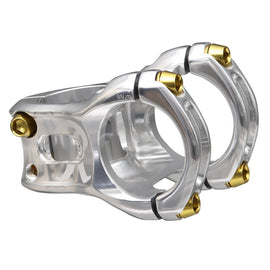 Spank Split 35 Rainier Beer Stem Silver with Gold Top Cap