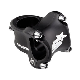 Spank Spike Race 2 Stem - 35mm 31.8 Clamp +/-0 1 1/8" Aluminum Black