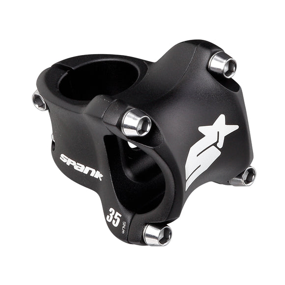 Spank Spike Race 2 Stem - 35mm 31.8 Clamp +/-0 1 1/8" Aluminum Black