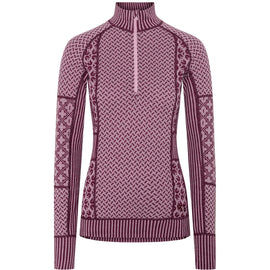 Kari Traa Smekker Half Zip Base Layer - 100% Merino Wool