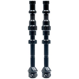 Stan's Tubeless Exo-Core Valve Stems - Alloy Tall Black Pair