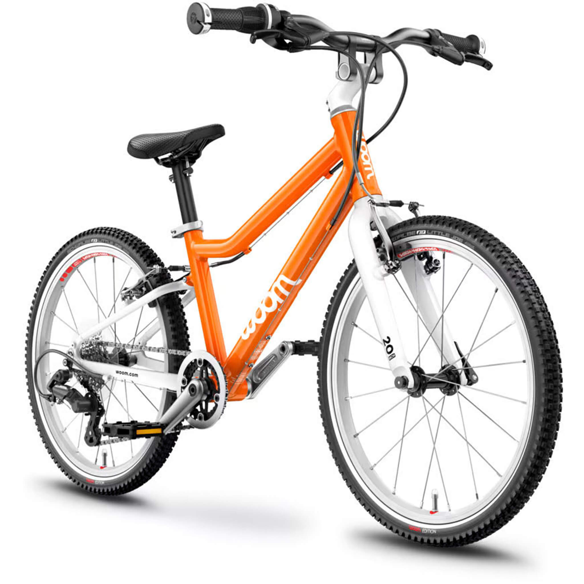 Buy flame-orange Woom 4 Kids Bike 20&quot;