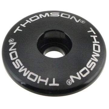 Thomson Aluminum Stem Cap 1-1/8" Black