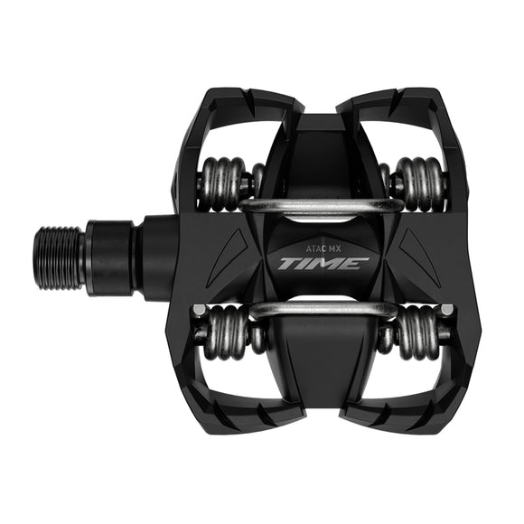Time MX Pedals - Dual Sided Clipless with Platform Aluminum 9/16" Black C1