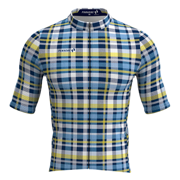 Panache Pro Air Jersey - Denim Plaid