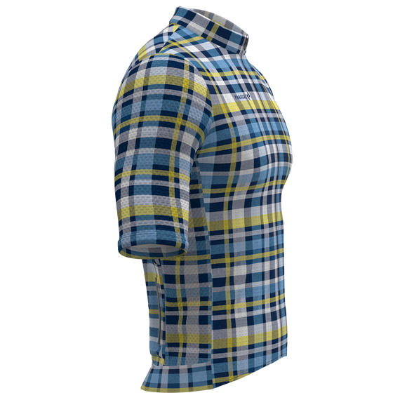 Panache Pro Air Jersey - Denim Plaid