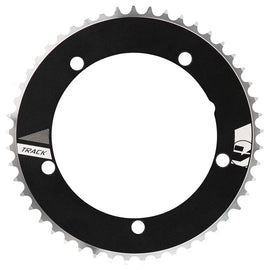 FSA NS Track Chainring 1x 50T Tooth Count 144BCD 5-Bolt Pattern 1/8" Chain Width – BLK