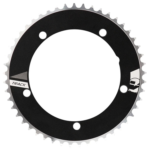FSA NS Track Chainring 1x 50T Tooth Count 144BCD 5-Bolt Pattern 1/8" Chain Width – BLK