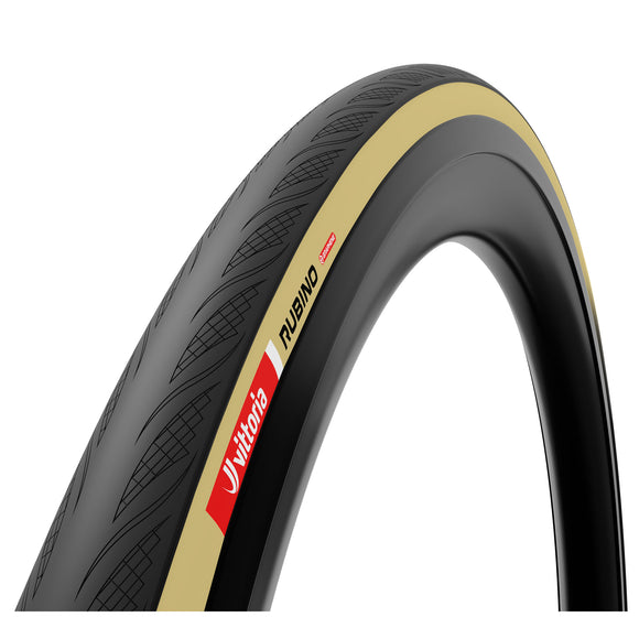 Vittoria Rubino V Tire - 700 x 30 Tubeless Folding BLK/Tan 1C Graphene + Silica G2.0