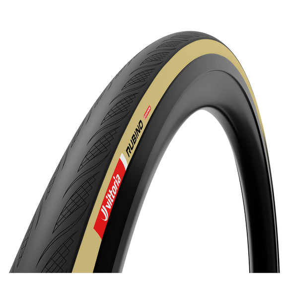 Vittoria Rubino V Tire - 700 x 28 Clincher Folding BLK/Tan 1C Graphene + Silica G2.0