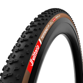 Vittoria Terreno T90 Mud Tire - 700 x 40 Tubeless Folding BLK/Brown Gravel Endurance Graphene G2.0
