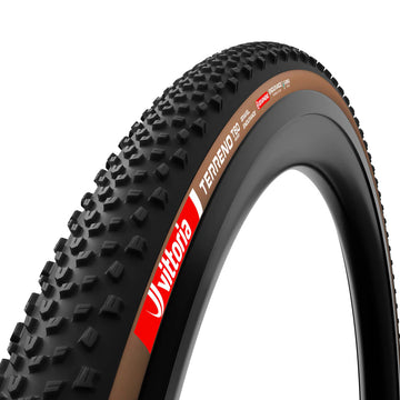 Vittoria Terreno T60 Mixed Tire - 700 x 45 Tubeless Folding BLK/Brown Gravel Endurance Graphene G2.0