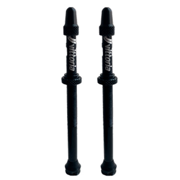 Vittoria Multiway Tubeless Valve Alloy Black 80mm (Pair)