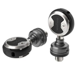 Wahoo Fitness Power Zero Dual-Sided Power Pedals - Dual Sided Clipless Composite 9/16" BLK Pair Dual-Sensing Speedplay