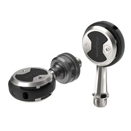 Wahoo Fitness Power Zero Single-Sided Power Pedals - Dual Sided Clipless Composite 9/16" BLK Pair Single-Sensing Speedplay