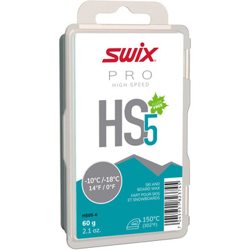 Buy hs5-turquoise-10-c-18-c-60g Swix HS High Speed Glide Wax