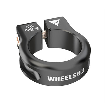 Wheels Manufacturing Seatpost Clamp - 31.8mm Bolt-On Black